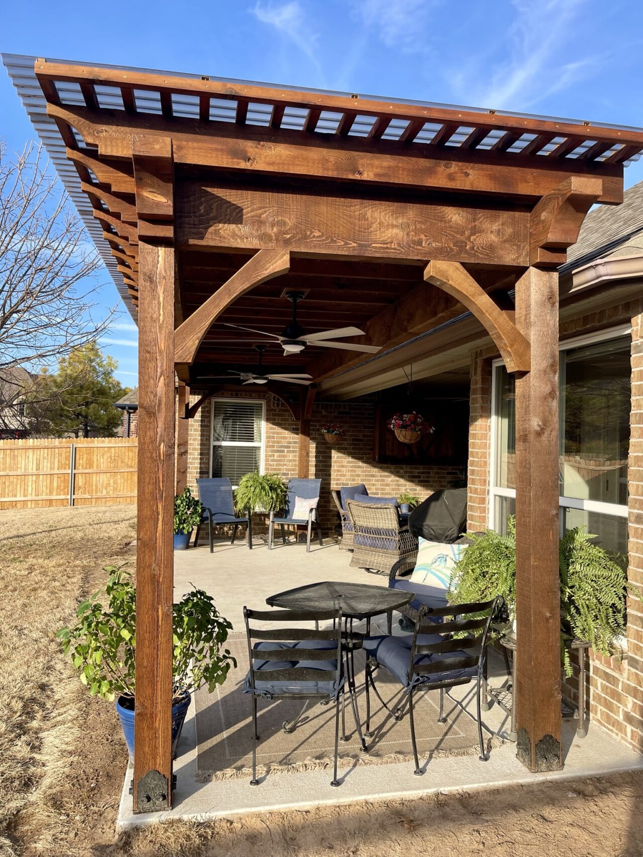 Tulsa Pergolas Amazing Gatherings Modern Woodscapes