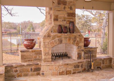 Tulsa Outdoor Fireplace 17